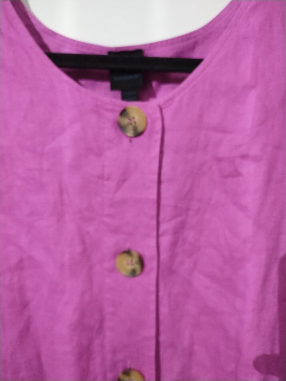 NWT Blu9 mini 100% linen dress with pockets XXL - Picture 2 of 9